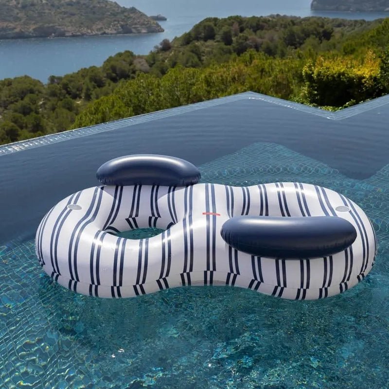 Lisbon Donut Double Seat Lounge Swimming Pool Float