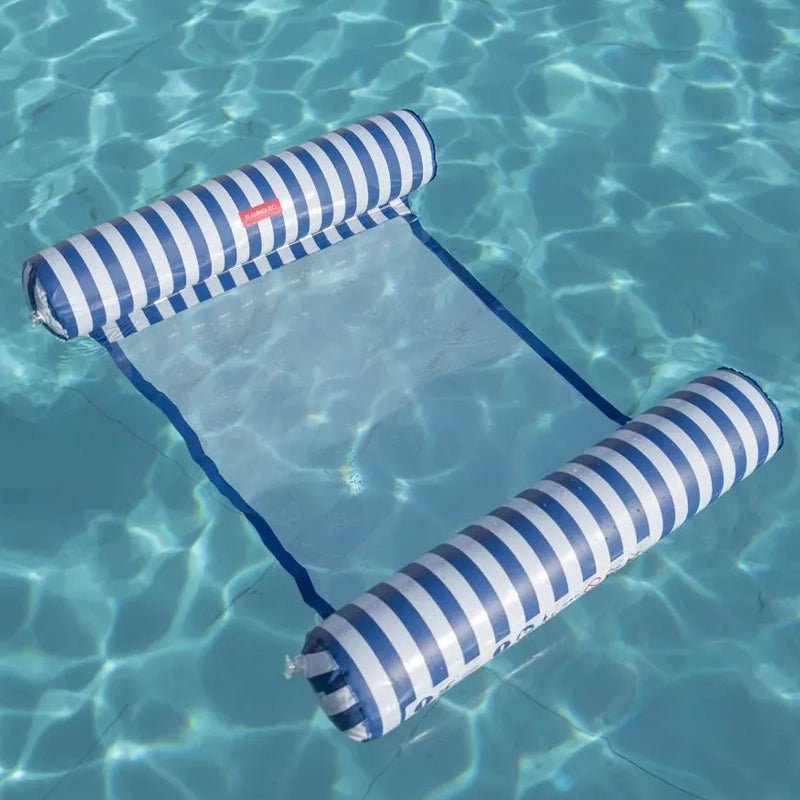 Nilo Inflatable Floating Pool Hammock with Mesh Seat
