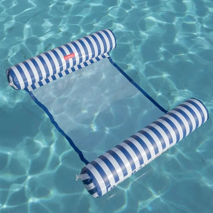 Nilo Inflatable Floating Pool Hammock with Mesh Seat