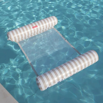 Nilo Inflatable Floating Pool Hammock with Mesh Seat