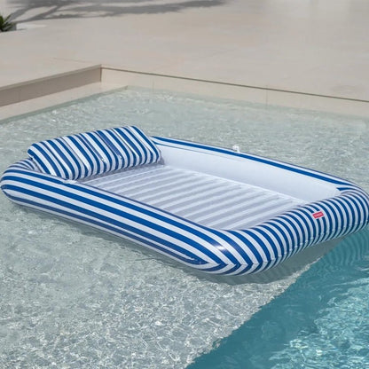 FLAMINGUEO Sacha Large Inflatable Tanning Pool Mat with Sprinkler &amp; Removable Pillow in Kuwait - Waha Lifestyle