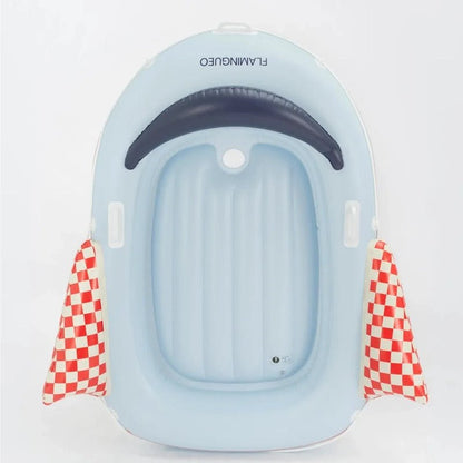 Titanis Kids Inflatable Pool Boat Float with Water Gun
