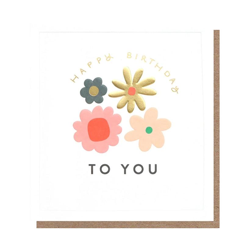 Flowers For You Birthday Card - Waha Lifestyle