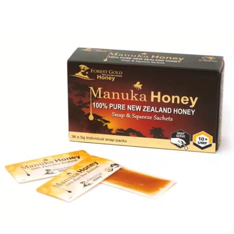 Forest Gold Manuka Honey Snaps Pack UMF 10+ - 36Pcs - Waha Lifestyle