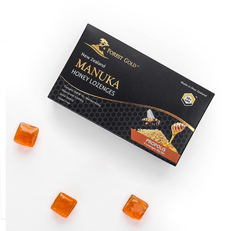 Forest Gold UMF+15 Manuka Honey Propolis Lozenges - 8Pcs - Waha Lifestyle