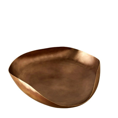 Galina Oval Decorative Bronze Bowl - Waha Lifestyle