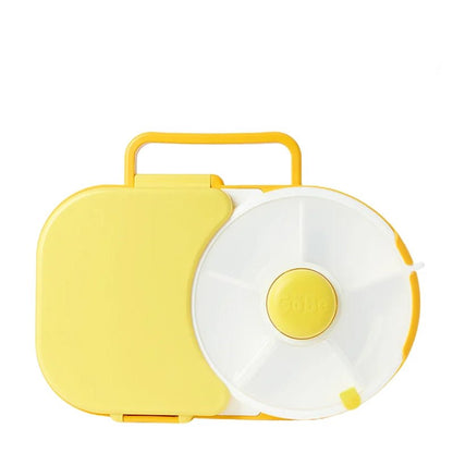 GOBE 2 - in - 1 Bento Style Kids Lunchbox with Removable Snack Spinner Flip in Kuwait - Waha Lifestyle