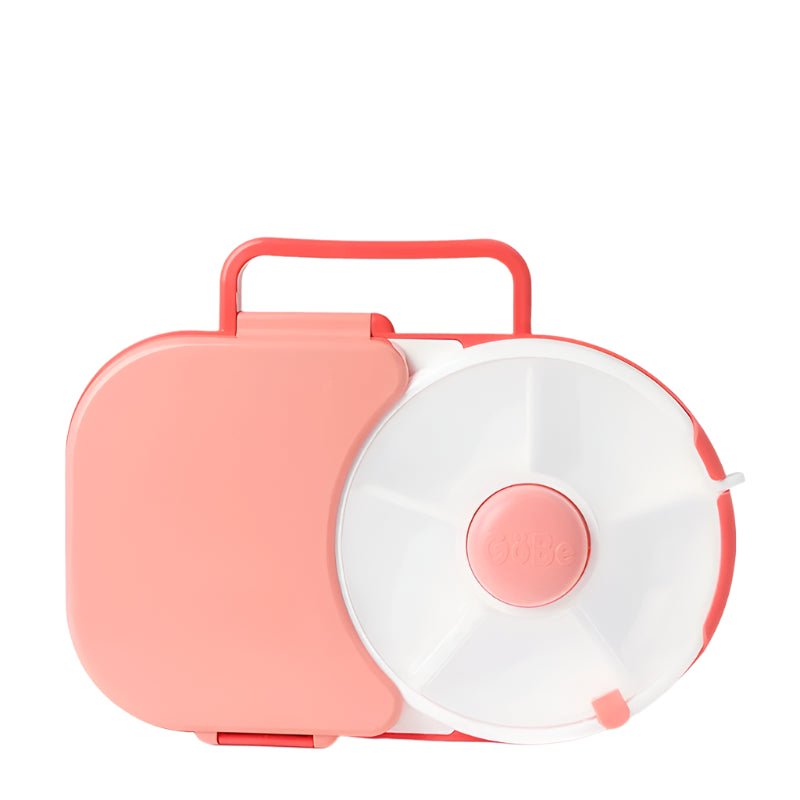 2-in-1 Bento Style Kids Lunchbox with Removable Snack Spinner Flip