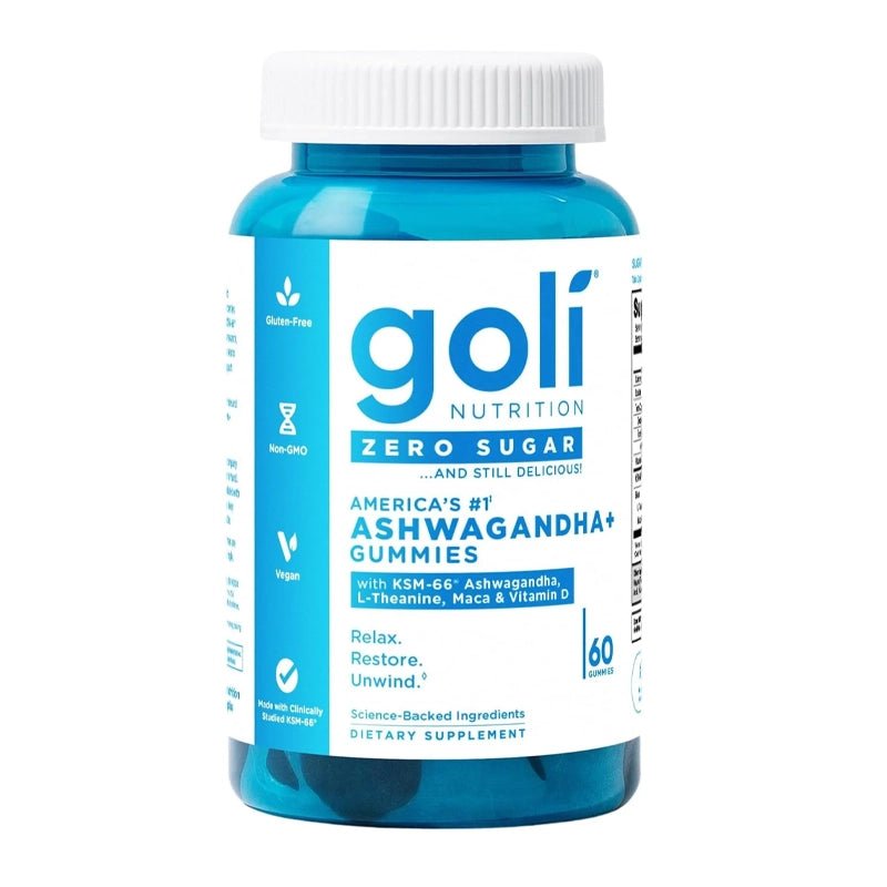 Zero Sugar Ashwagandha Mixed Berries Vegan Gummies - 60pcs
