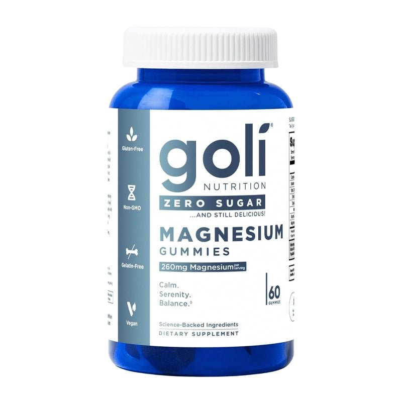 Zero Sugar Magnesium Mixed Berries Vegan Gummies - 60pcs