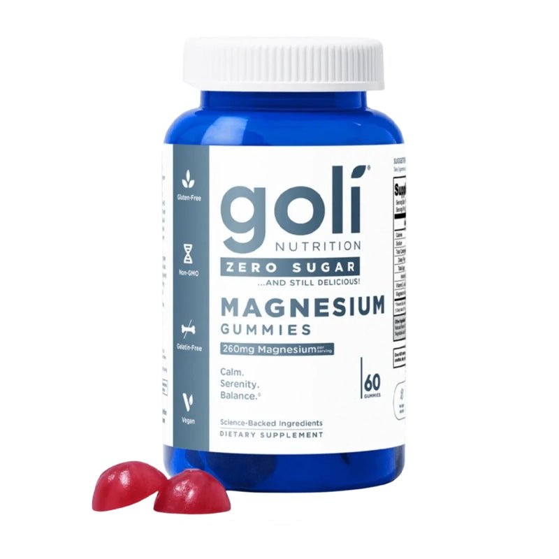 Zero Sugar Magnesium Mixed Berries Vegan Gummies - 60pcs