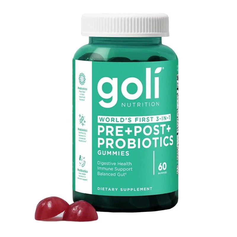 Zero Sugar Pre+Post+Probiotics Lemon Lime Gummies - 60pcs