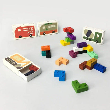 Goober Pocket Crayon Blocks â€“ Cars - Waha Lifestyle