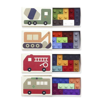 Goober Pocket Crayon Blocks â€“ Cars - Waha Lifestyle