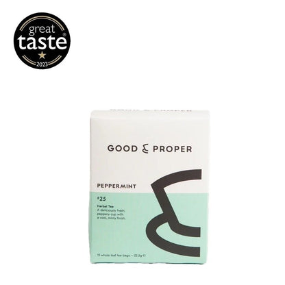GOOD &amp; PROPER TEA Peppermint Caffeine - free Herbal Tea - 15bags - Waha Lifestyle - Kuwait