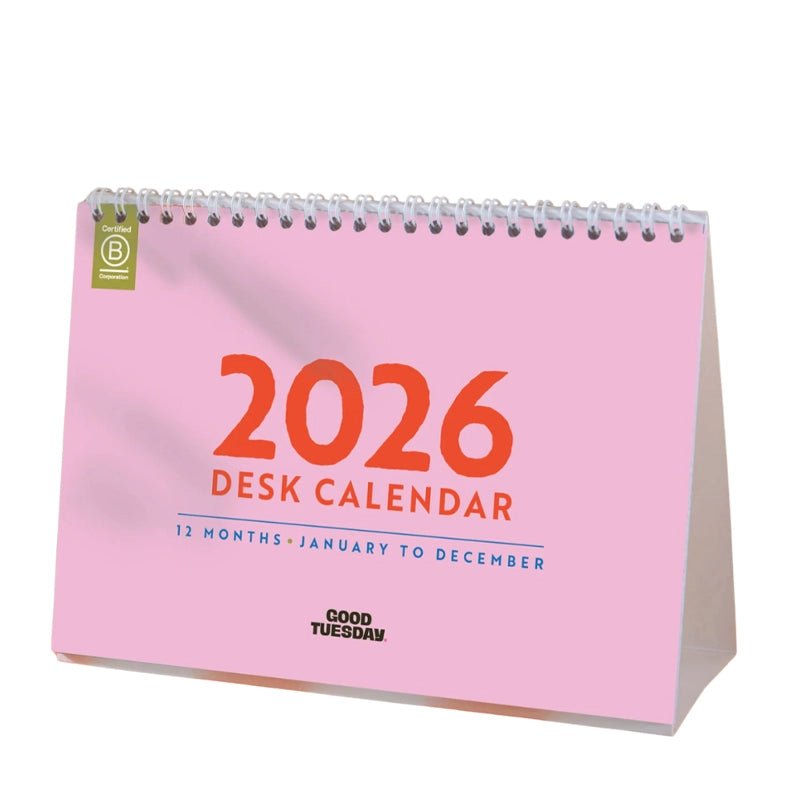 2026 Desk Calendar - A5
