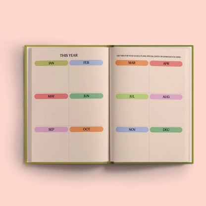2026 Hardcover Week to View Diary - A5