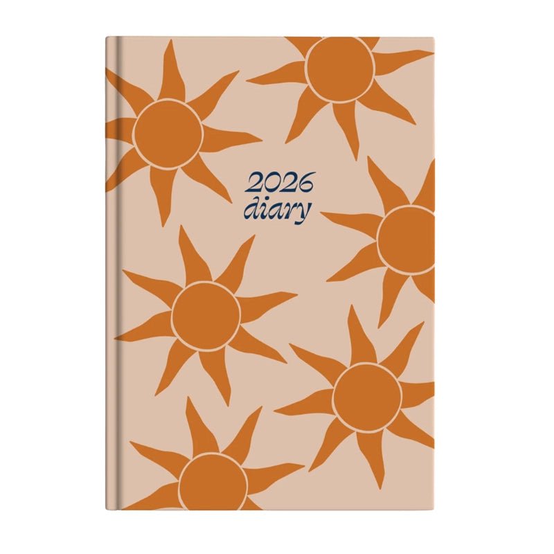 2026 Hardcover Week to View Diary - A5