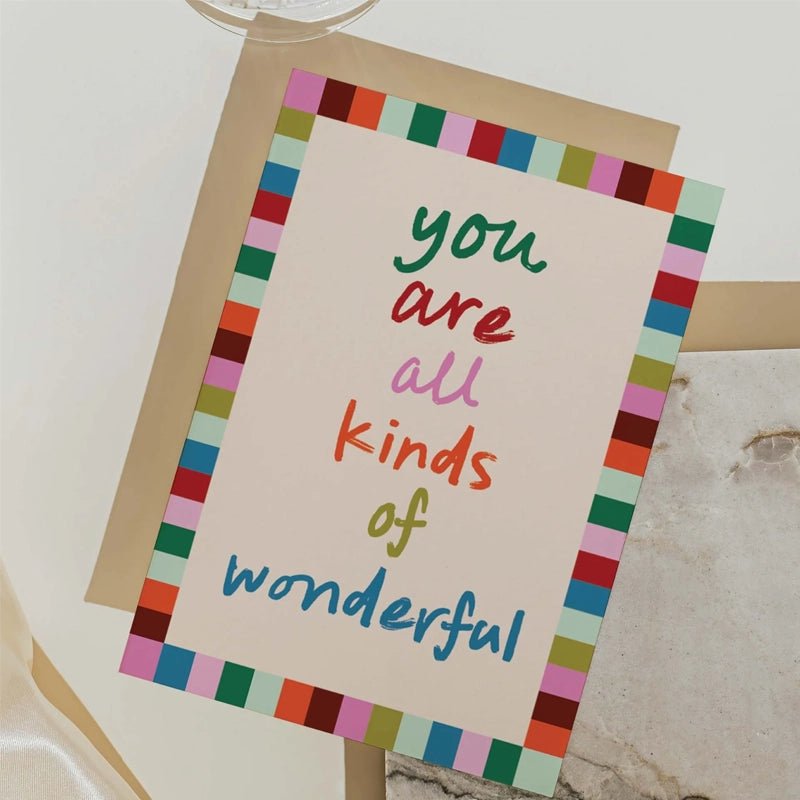 All Kinds of Wonderful Card - A6