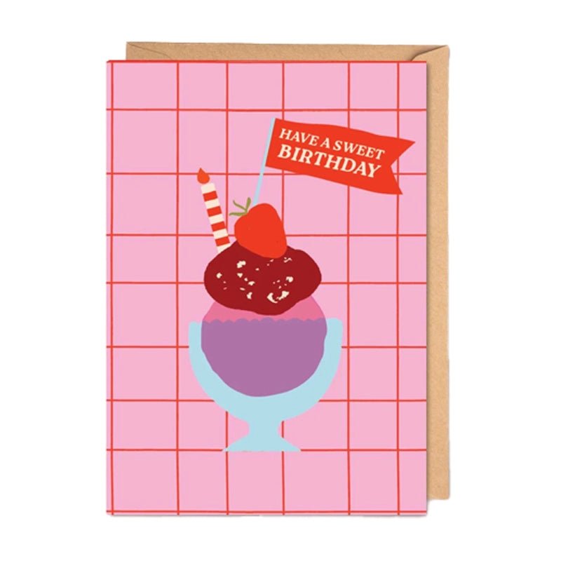 GOOD TUESDAY Ice Cream Birthday Card - A6 - Waha Lifestyle - Kuwait