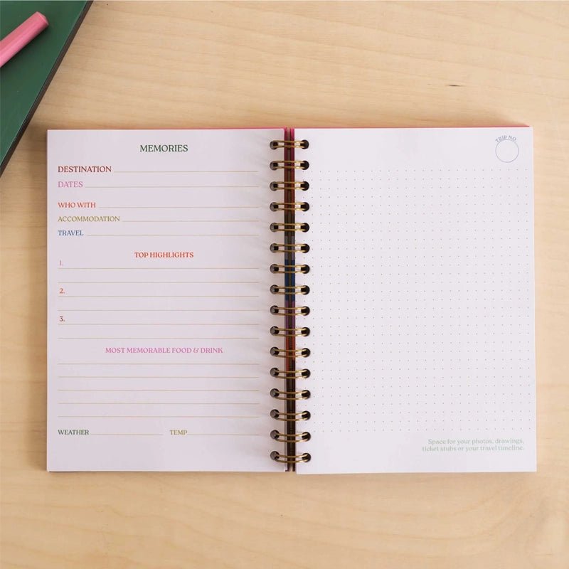 Travel Journal with Hardback Cover - A5