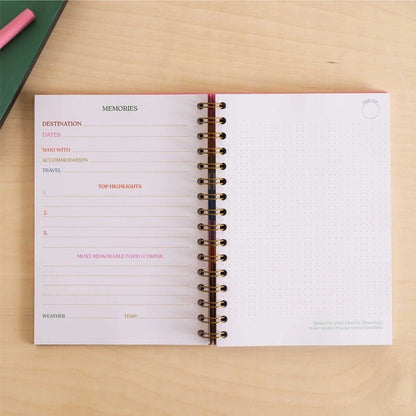 Travel Journal with Hardback Cover - A5