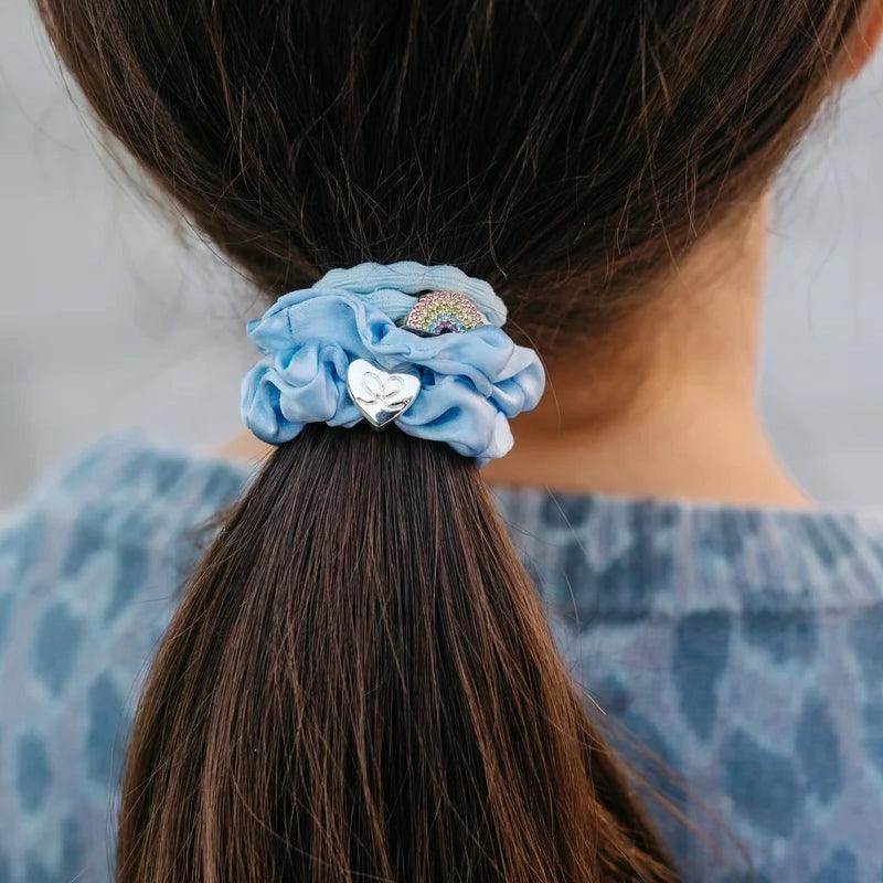 Hair/ Wrist Band Set - Blue Skies - 2pcs - Waha Lifestyle