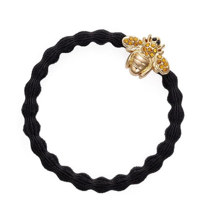 Hair/Wrist Band Set - Bee Black - 3Pcs - Waha Lifestyle