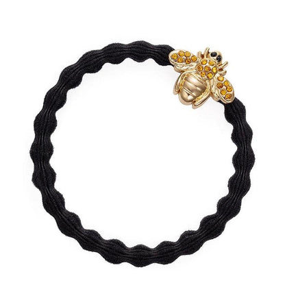 Hair/Wrist Band Set - Bee Black - 3Pcs - Waha Lifestyle