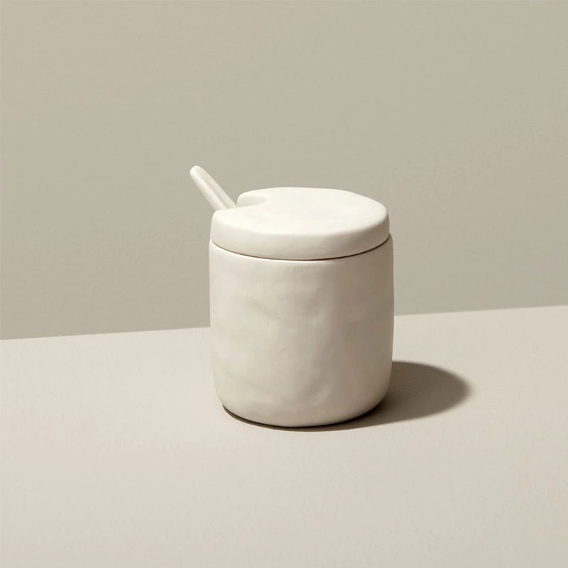 Handcrafted Tam Stoneware Sugar Storage Container - Waha Lifestyle