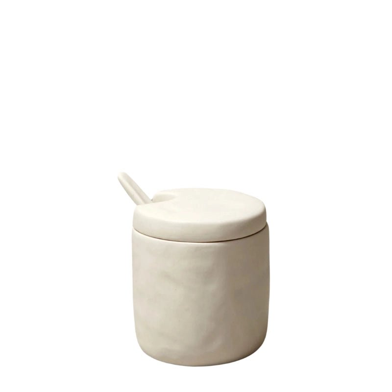 Handcrafted Tam Stoneware Sugar Storage Container - Waha Lifestyle