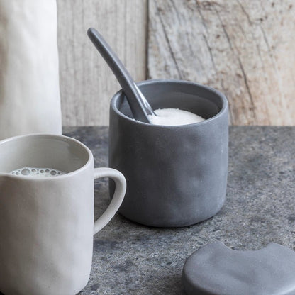 Handcrafted Tam Stoneware Sugar Storage Container - Waha Lifestyle