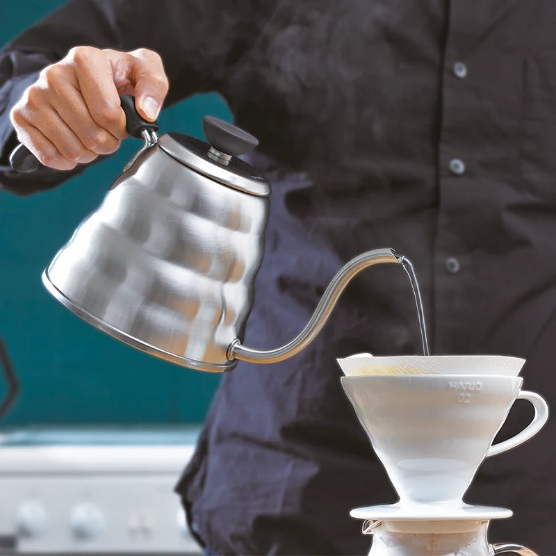 V60 Buono Stainless Steel Stovetop Gooseneck Drip Kettle - 1.2L