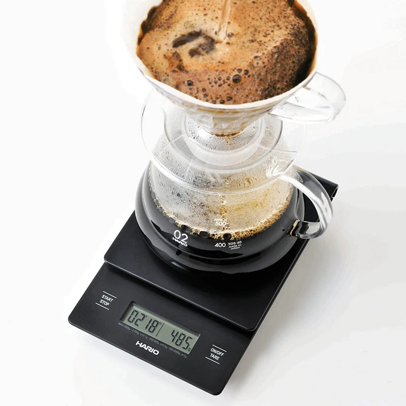 V60 Digital Coffee Drip Scale with Timer - Black