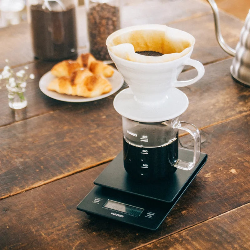 V60 Digital Coffee Drip Scale with Timer - Black