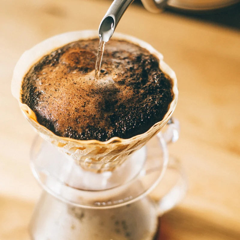 V60 Glass Pour-Over Coffee Brewing Kit with Server &amp; Filters - 1-4 Cups