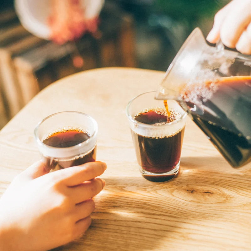 V60 Glass Pour-Over Coffee Brewing Kit with Server &amp; Filters - 1-4 Cups