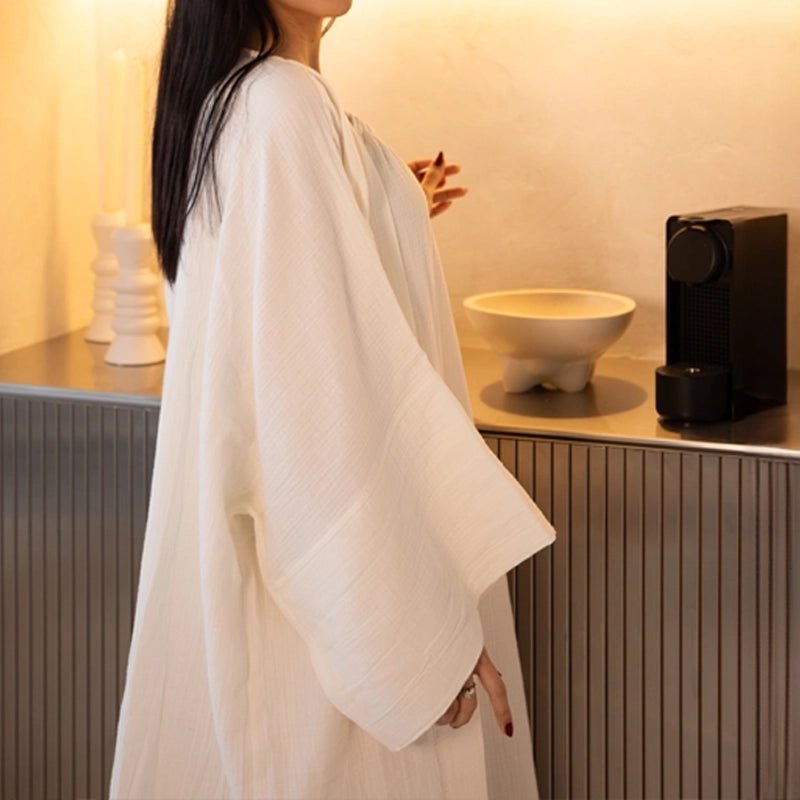 Fiona Halter Neck Long Dress - White