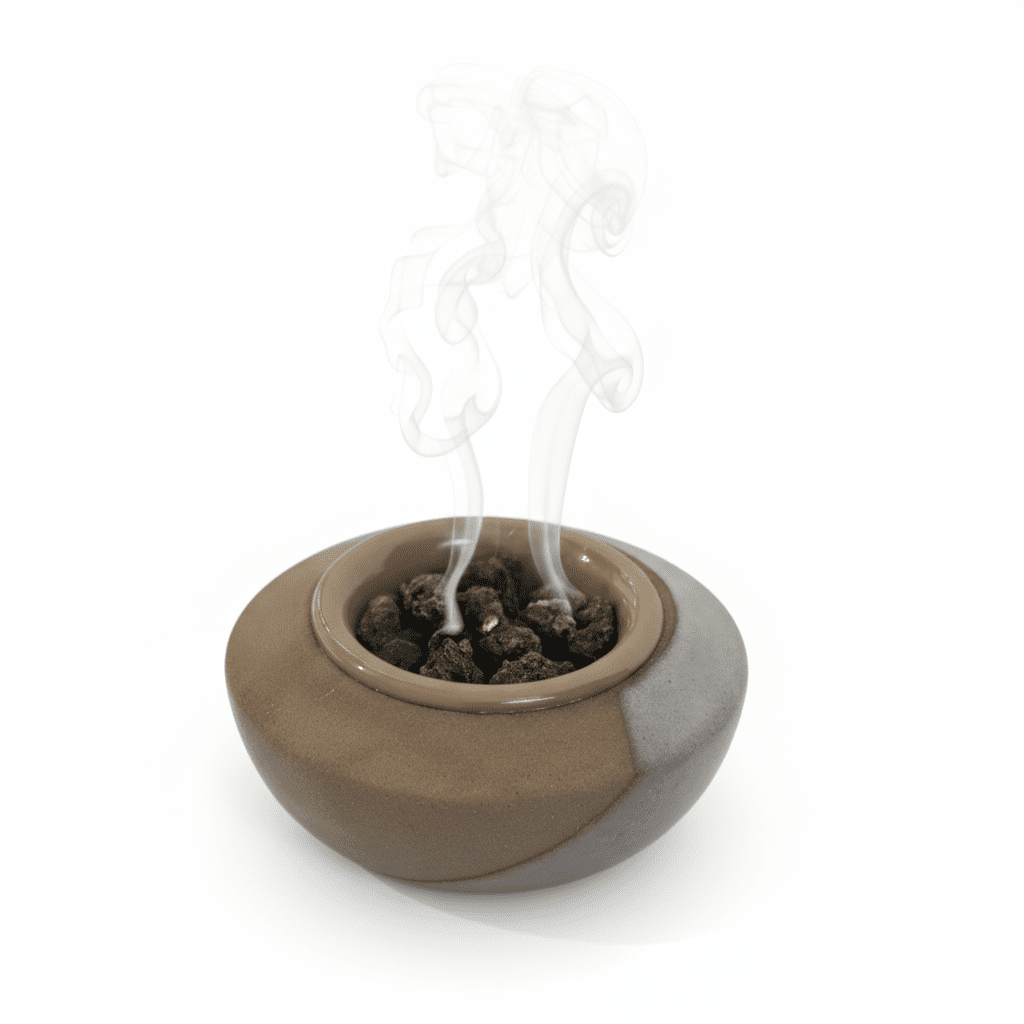 HAWA Opia Hand - glazed Ceramic Incense Burner in Kuwait - Waha Lifestyle