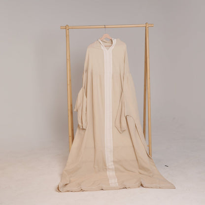 HAWA Soft &amp; Lightweight Prayer Dress &amp; Mat Set - Beige in Kuwait - Waha Lifestyle