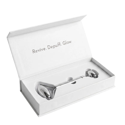HAWA Stainless Steel Facial Roller for Cooling, Depuffing &amp; Skin Massage in Kuwait - Waha Lifestyle