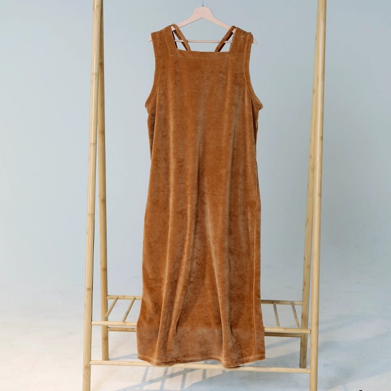 HAWA Velvet Kimono Set - Terracotta in Kuwait - Waha Lifestyle