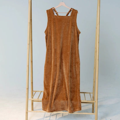 HAWA Velvet Kimono Set - Terracotta in Kuwait - Waha Lifestyle