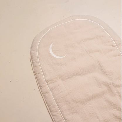 Girls’ Cotton Prayer Mat - Organic Cotton, Ages 7–12 - Taupe