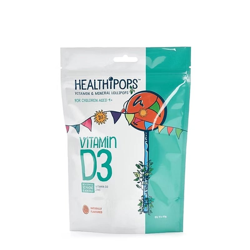 Kids Vitamin D3 Lollipops - Orange Flavour