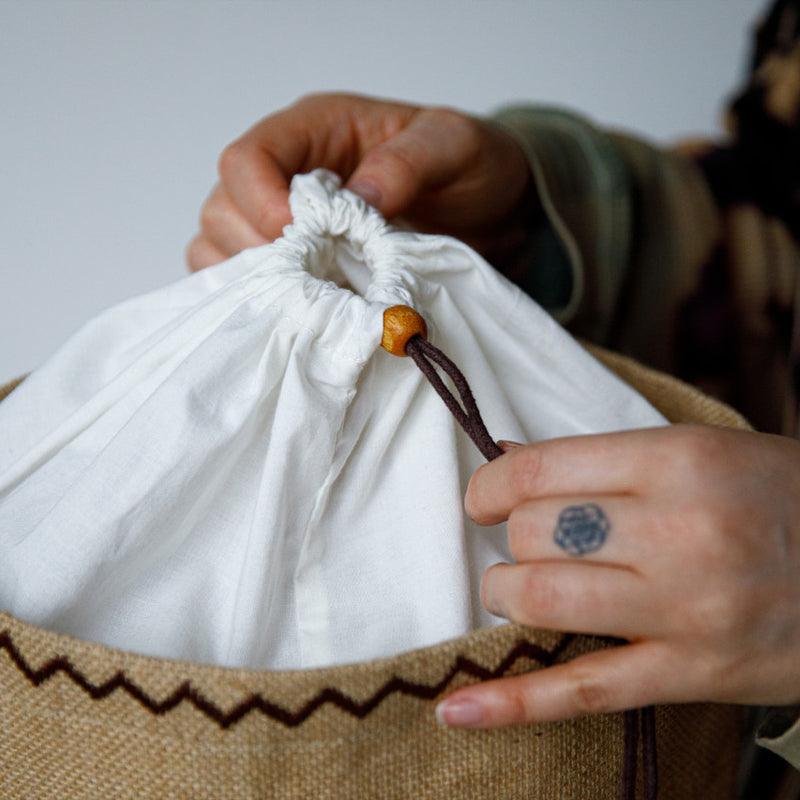 Hessian Reusable Bread Jute Bag - Waha Lifestyle