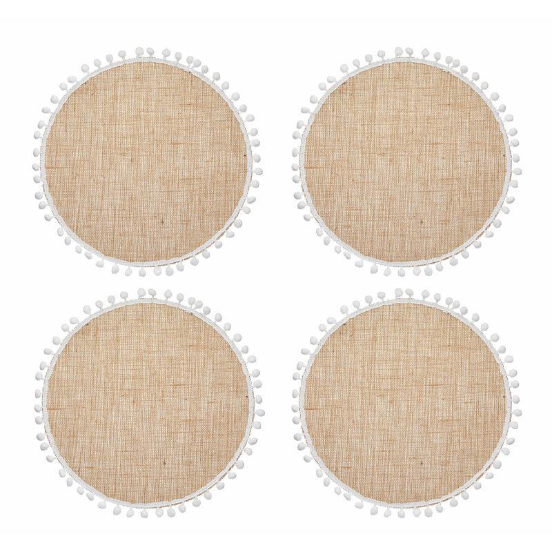 Hessian Woven Placemats - 4pcs - Waha Lifestyle