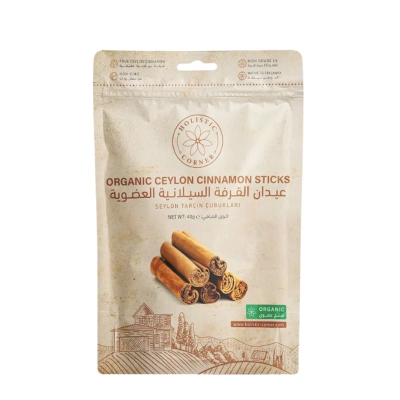 Organic Ceylon Cinnamon Sticks -  40g
