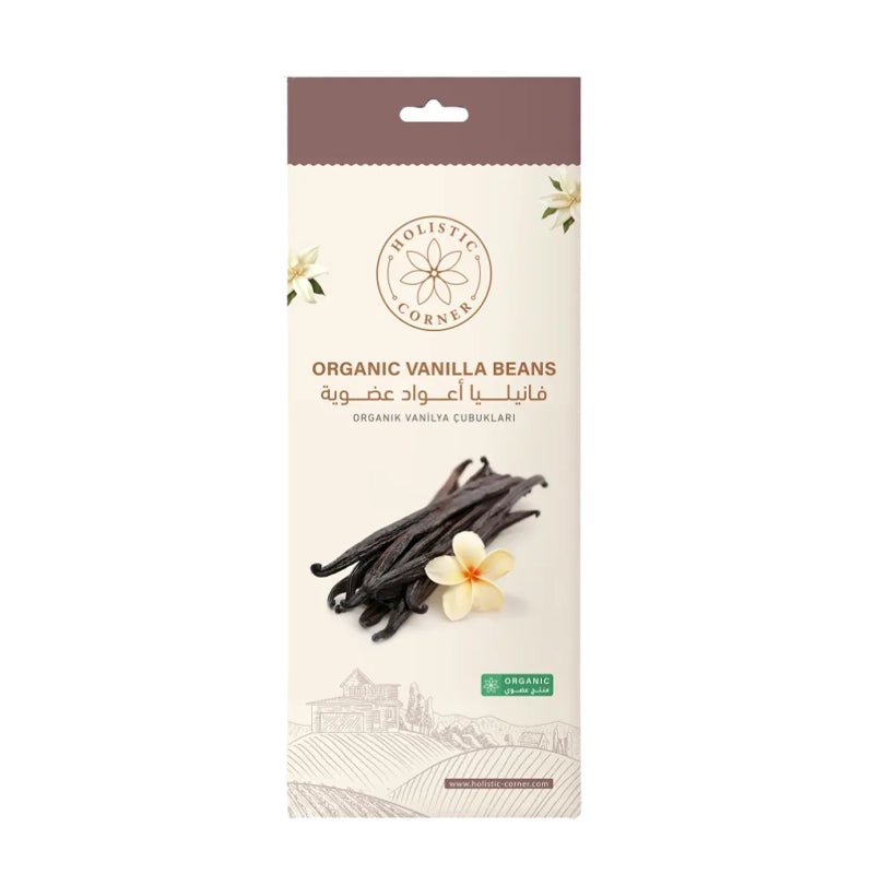 Organic Vanilla Beans - Grade A Ugandan Whole Pods - 12g