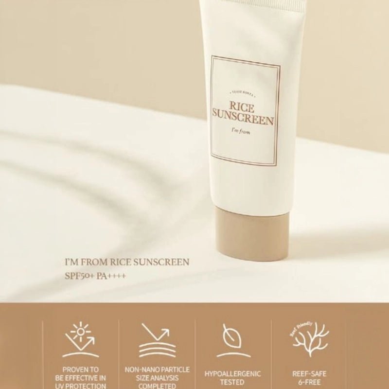 Korean Rice Hydrating Face Sunscreen with SPF50+ - 50ml